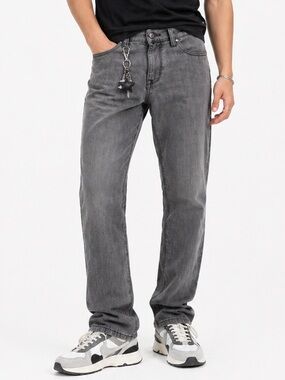 Guess Slim Straight Del Mar Fit Jeans Men’s   32 x 30 Gray Stretch Streetwear